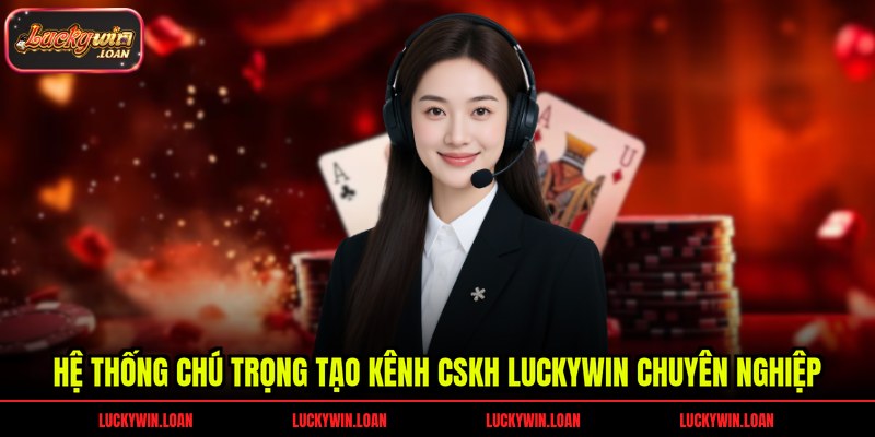 Hệ thống chú trọng tạo kênh CSKH Luckywin chuyên nghiệp